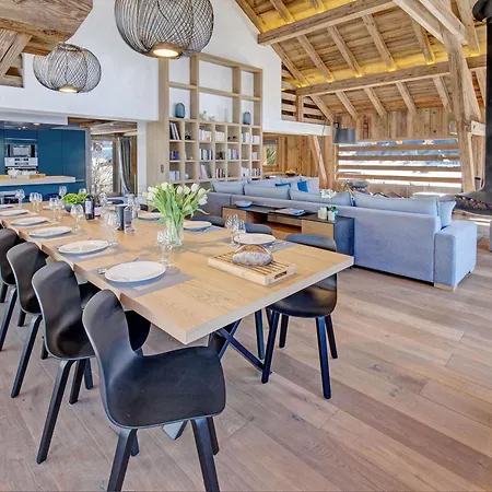 5★, 15 Pers, Piscine Interieure, Vue Montagnes, 7 Ch, Terrasse, Animaux Acceptes Chalet
